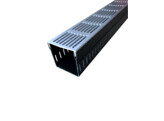Aqua Drain 100/100 pvc ch with grey alu grating 2000mm