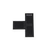 Star Drain  Mini  T-Stuk met zwart alu rooster - Premium Black
