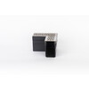 Star Drain hoekstuk met grijs inox  RVS  rooster - Diamond Line