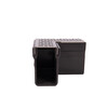 Star Drain hoekstuk met grijs inox  RVS  rooster - Diamond Line