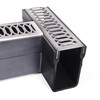 Pieza en T Star Drain con rejilla de acero inoxidable gris - Viking Line