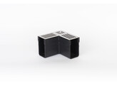 Star Drain hoekstuk met grijs inox  RVS 