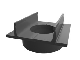 Mini conetor Star Drain com bica vertical 80mm