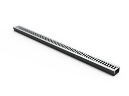 Star Drain Mini XS kunststof goot met inox rooster 1000mm - Viking Line