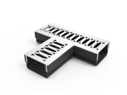 Star Drain Mini XS pvc T-stuk met inox rooster - Viking line