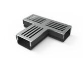 Star Drain Mini XS pvc T-stuk met inox rooster