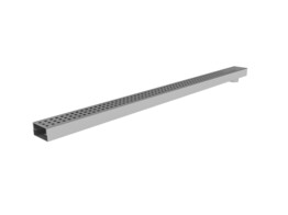 X-Line Inox goot rooster 1000mm met verticale uitloop 50mm
