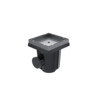 Star Point Stone szary 200 mm na 200 mm  wylewka boczna 75 mm - wylewka dolna 75/110 mm  z korkiem zamykaj cym.