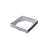 Star Point Stone szary 200 mm na 200 mm  wylewka boczna 75 mm - wylewka dolna 75/110 mm  z korkiem zamykaj cym.