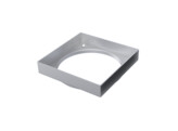 Star Point Stone szary 200 mm na 200 mm  wylewka boczna 75 mm - wylewka dolna 75/110 mm  z korkiem zamykaj cym.