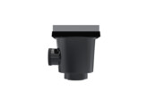 Star Point Stone szary 200 mm na 200 mm  wylewka boczna 75 mm - wylewka dolna 75/110 mm  z korkiem zamykaj cym.