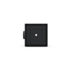 Star Point Stone nero 200 mm su 200 mm  bocca laterale 75 mm - bocca inferiore 75/110 mm  con tappo di chiusura