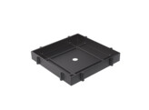 Star Point Stone nero 200 mm su 200 mm  bocca laterale 75 mm - bocca inferiore 75/110 mm  con tappo di chiusura