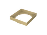 Star Point Stone amarillo arena 200 mm por 200 mm  cano lateral 75 mm- bajo cano 75/110 mm  con tapa de cierre.
