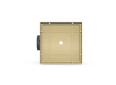 Star Point Stone amarillo arena 200 mm por 200 mm  cano lateral 75 mm- bajo cano 75/110 mm  con tapa de cierre.